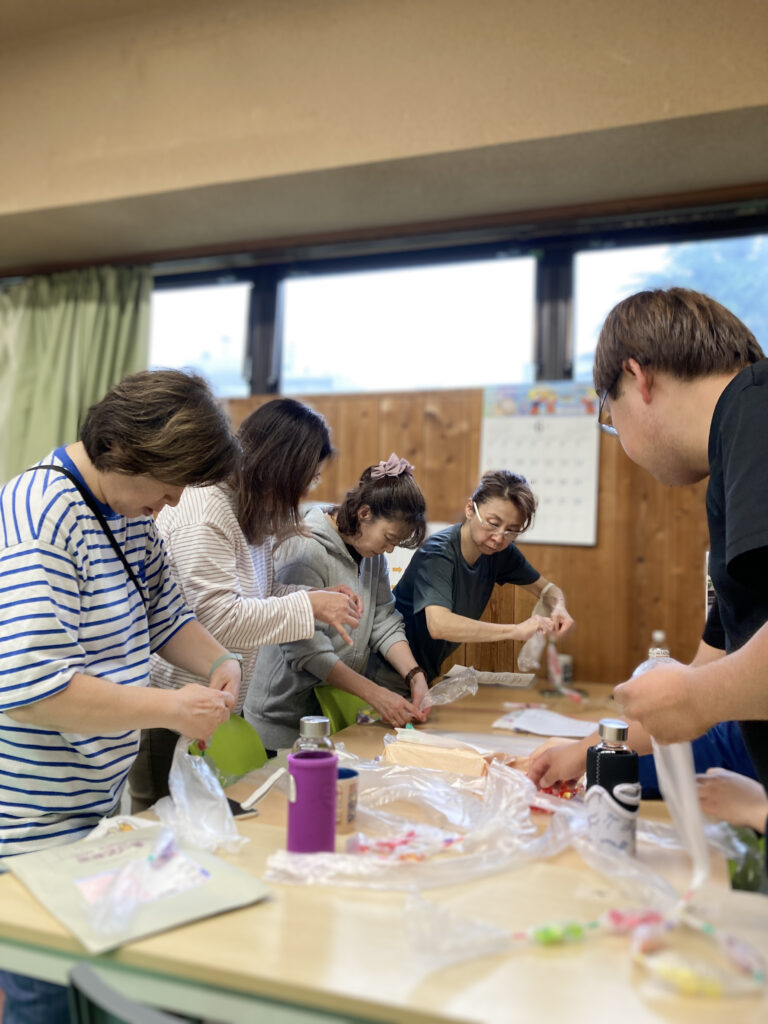 子育てメッセのお菓子の準備