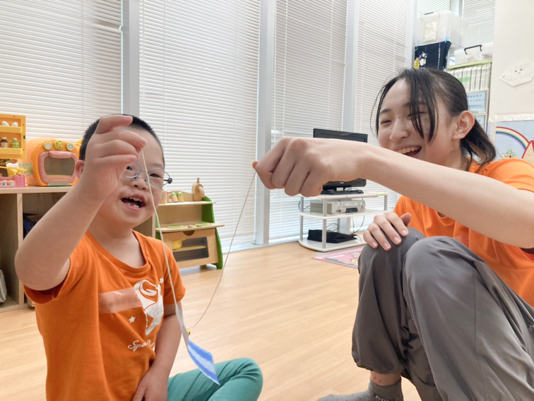 えがおファンクラブお預かりデイの工作